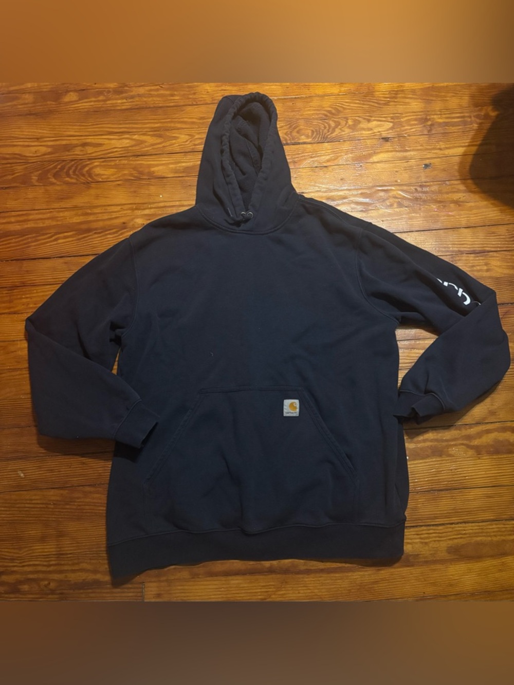 Carhartt Men’s Black Crewneck Hooded Sweatshirt